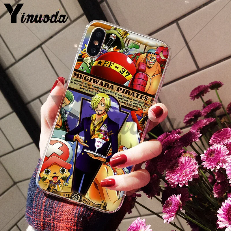 Yinuoda one piece Roronoa Зоро уникальный роскошный силиконовый чехол для телефона для iPhone 8 7 6 6S Plus X XS max 10 5 5S SE XR Coque Shell - Цвет: 9