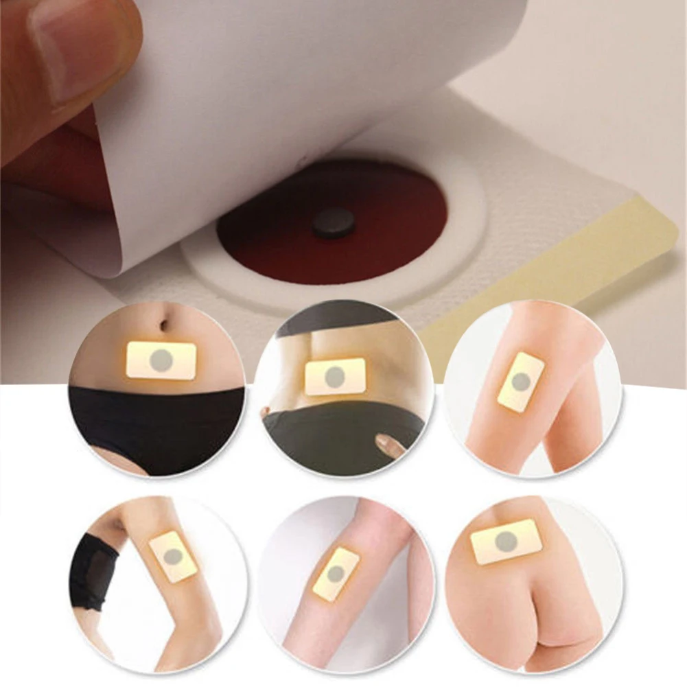 30 шт. сжигание жира потеря веса патч Магнитный брюшной руки теленка бедра похудения пупка патч, аксессуары