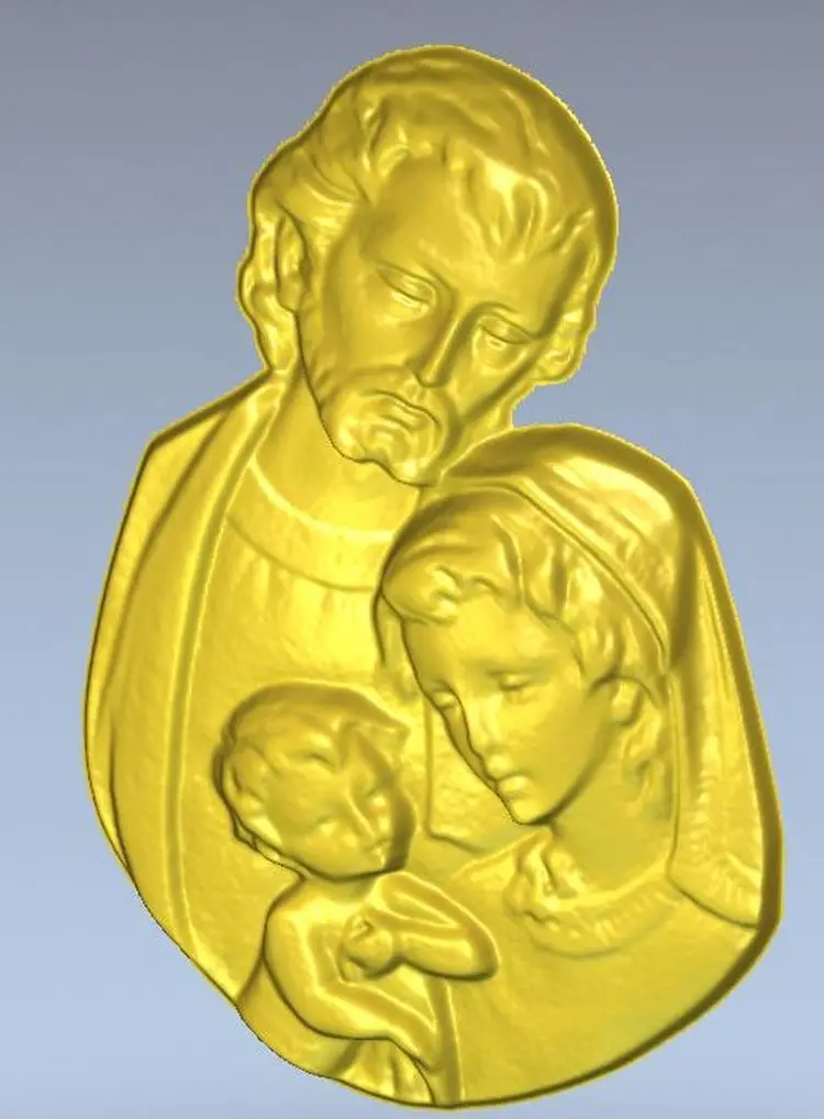 Новый 3d модель рельеф для ЧПУ в файловом формате RLF|3d model relief|3d relief modelfor cnc |