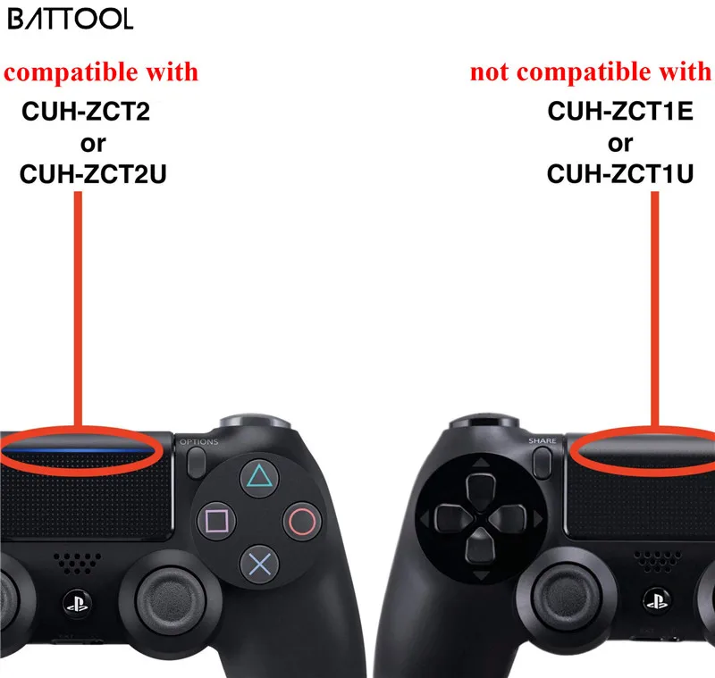 Аккумуляторная батарея 2000 мАч для Sony PS4 Pro Slim Bluetooth Dual Shock Controller CUH-ZCT2 или CUH-ZCT2U