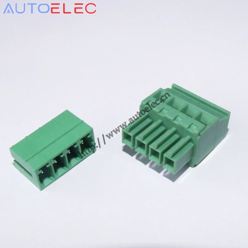 4P Шаг 3 81 мм PCB подключаемые клеммные блоки клеммы pcb электрические клеммы|connector