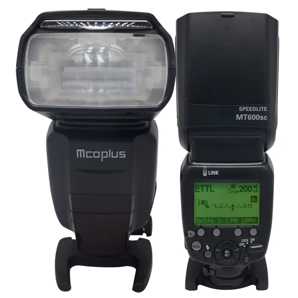 Фото Mcoplus MT600SC GN62 Master Flash HSS 1/8000S E-TTL Вспышка Speedlite для Canon EOS DSLR 500D 550D 600D 650D 700D 70D 7D №2