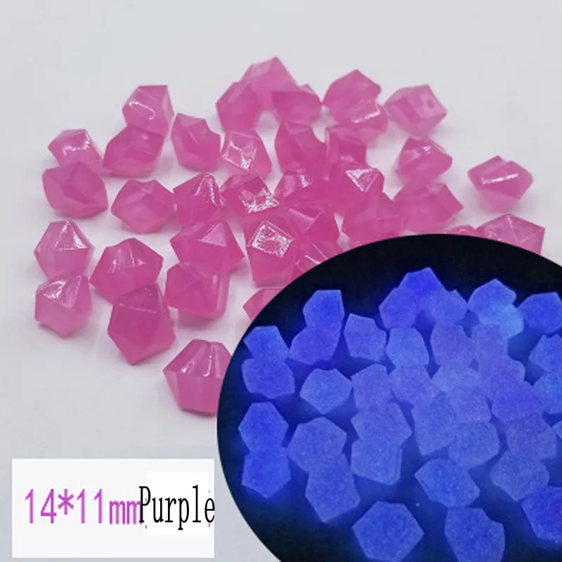 Purple 50 шт./лот, светящаяся пешка, неправильный камень, шахматная игра, аксессуары для настольной игры, много цветов для Токена, настольная игра s - Цвет: Purple