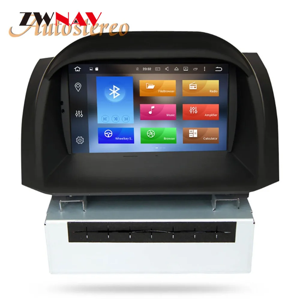 ZWNAV Android 9,0 Автомобильный DVD стерео для Ford Fiesta 2013 авто радио gps Навигация Аудио Видео Мультимедиа головное устройство