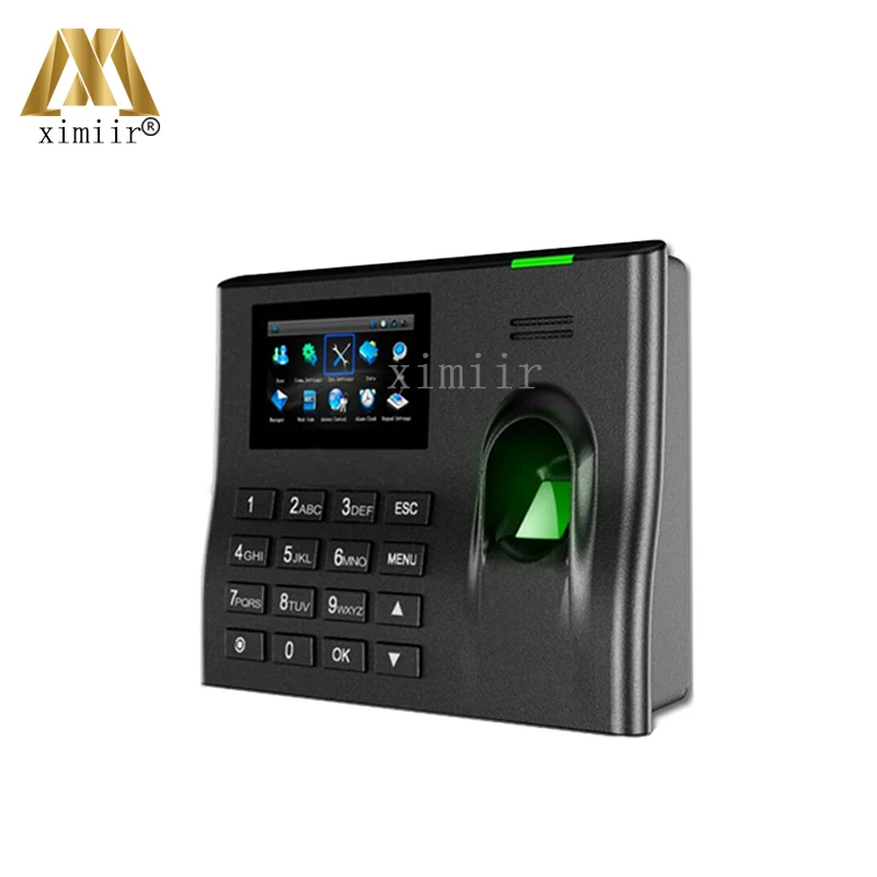 Биометрические 3 дюймов сенсорный экран UA100 linux system определение времени посещения