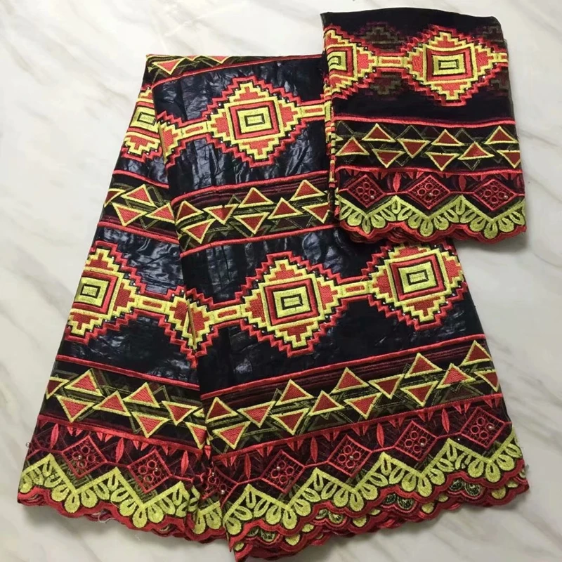 2019 Новый дизайн африканская кружевная ткань вышитые ткани высокого качества