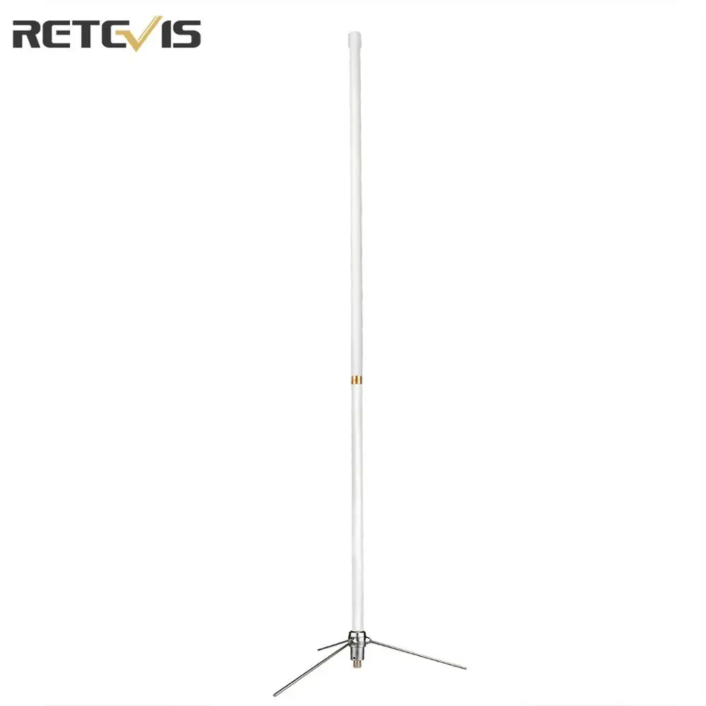 

Retevis MA02 High Gain Glass Steel Omni-Directional Antenna for Two Way Radio Base Station Repeater (144/430MHz)
