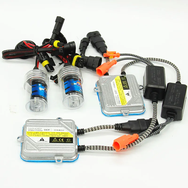 H7 H11 9005 HB3 9006 HB4 автомобильный 55 Вт hid ксеноновый комплект для преобразования 4300k 6000k