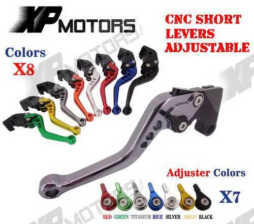 CNC короткий Регулируемый рычаг тормоза сцепления для Honda CB599 CB600 Hornet 98 06 CBR600 F2 F3 F4 F4I