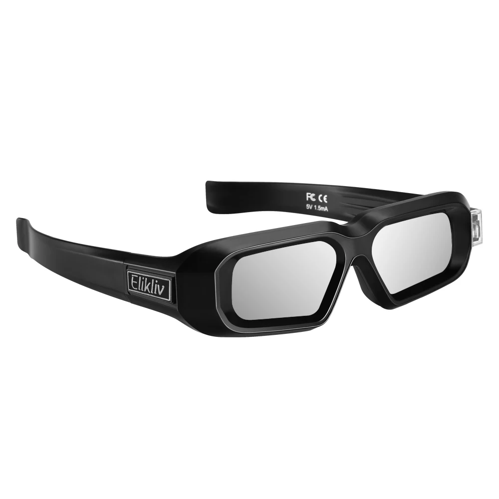 Elikliv AX 30 3D очки с активным затвором DLP Link 96 Гц/144 Гц USB Перезаряжаемый домашний