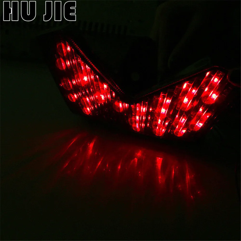 

For Kawasaki Ninja ZX14 ZX14R ZX-14R ZX1400 ZZR1400 2006-2015 Motorcycle Smoke Tail Brake Turn Signal Integrated Led Light