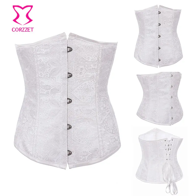 Черный корсет с узором пейсли под грудью сексуальный бюстье топ для женщин