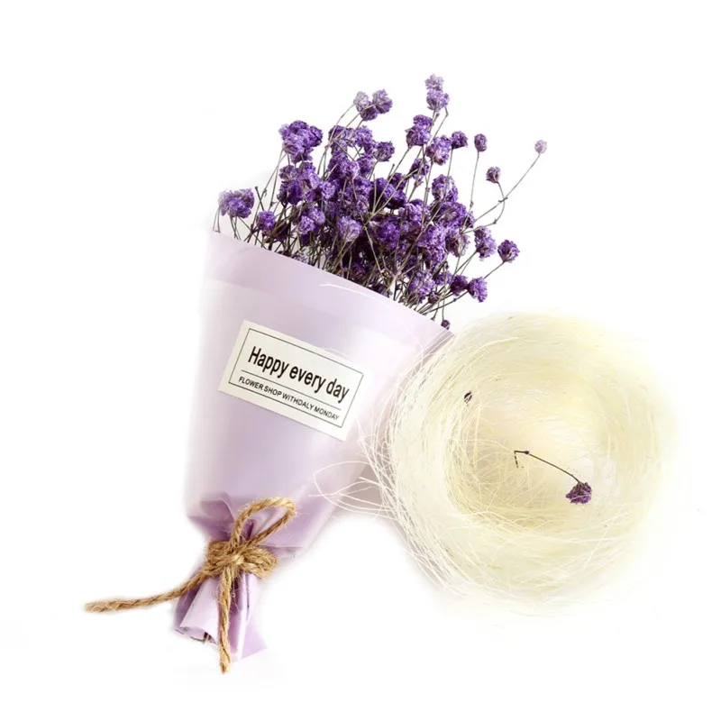 Gypsophila стеклянные декоративные ночные огни настольное украшение с деревянной основой для детской гостиной украшения дома