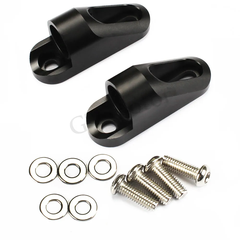GT Motor -free shipping 2016 The New Hot Full Aluminum CNC Motorcycle rearview Side mirror adapter | Автомобили и мотоциклы