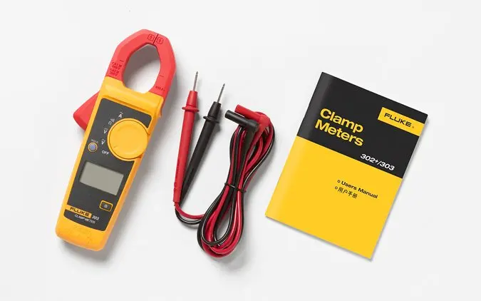 Цифровые клещи Fluke 302 + 303 305 мультиметр переменного/постоянного тока|fluke 302|clamp