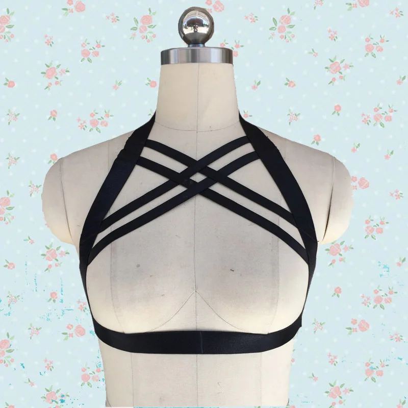 Женский бондажный бюстгальтер с завязками на поясе | Женская одежда