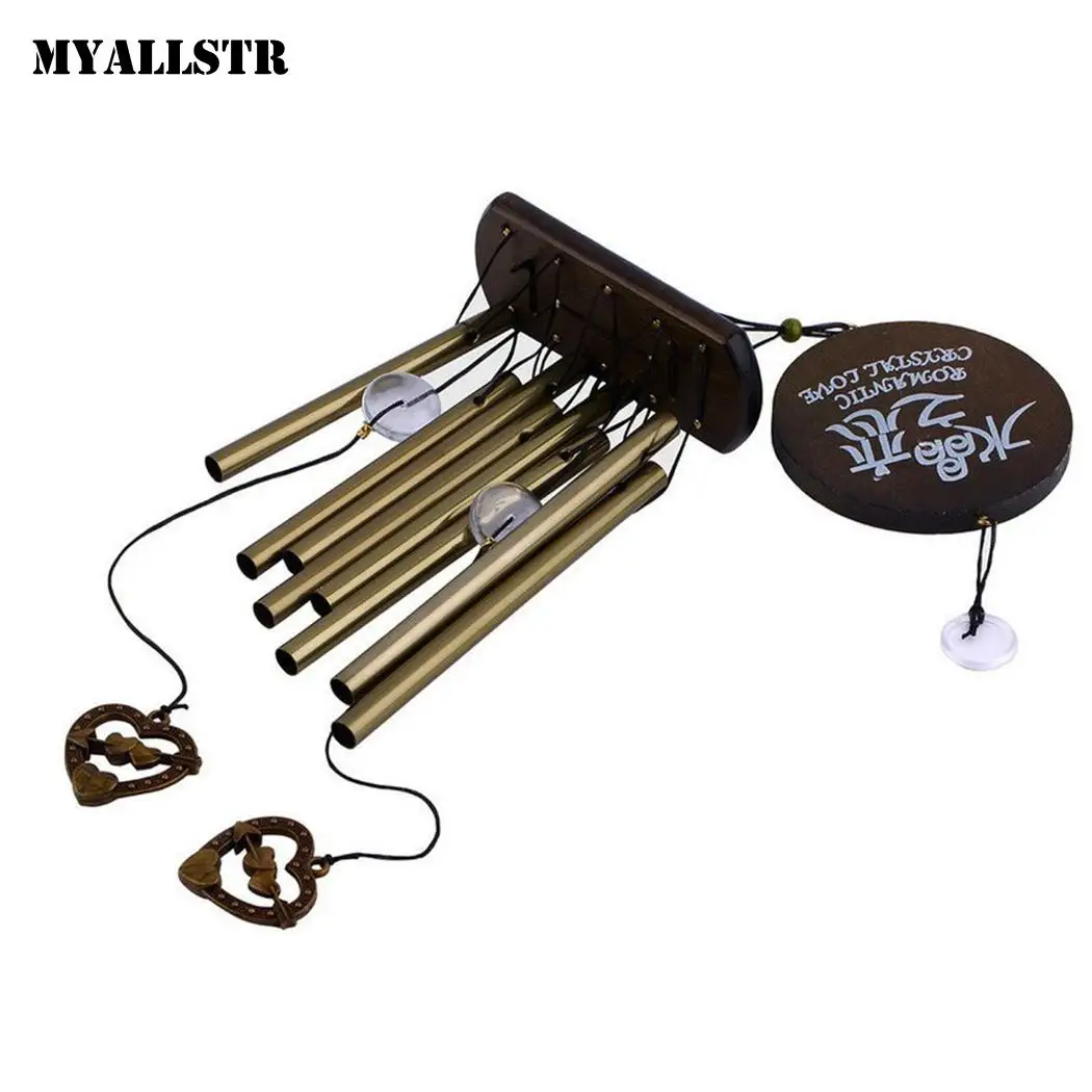 Творческие трубки изображение двор бронза в качестве декора гостиной 0 ветра на