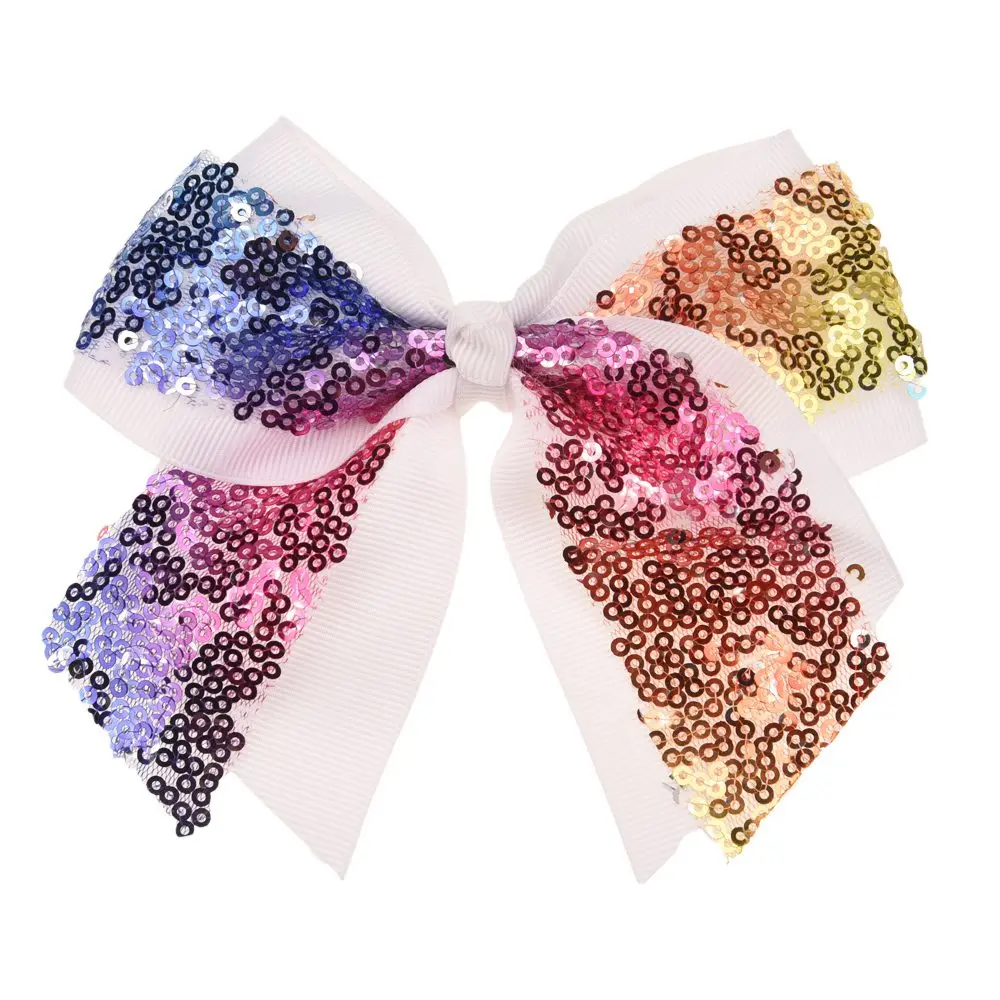 4 шт. 12 см Блестящая лента банты Бутик аксессуаров для волос банты для волос без заколки для повязки на голову бант аксессуар