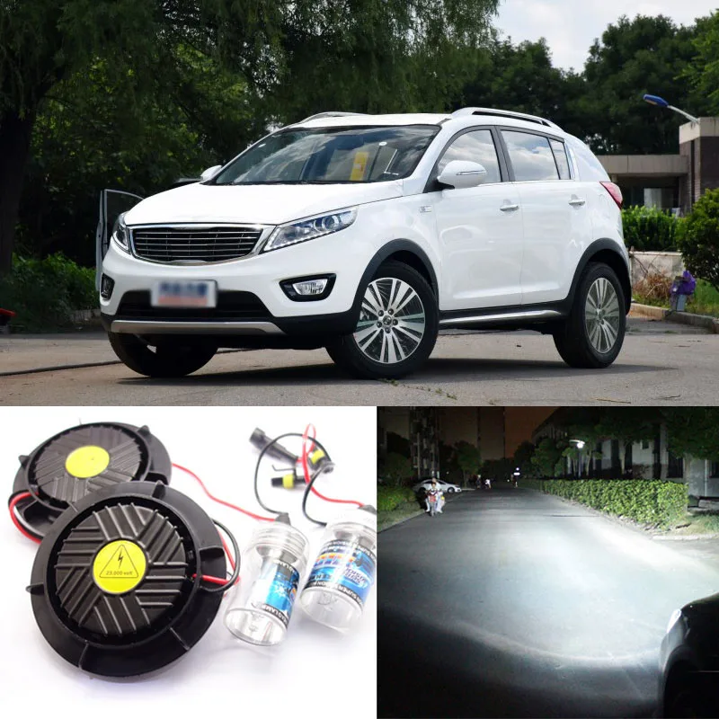 Поколение все в одном нижний луч ошибок 9005 HB3 HID фары для Kia Sportage R