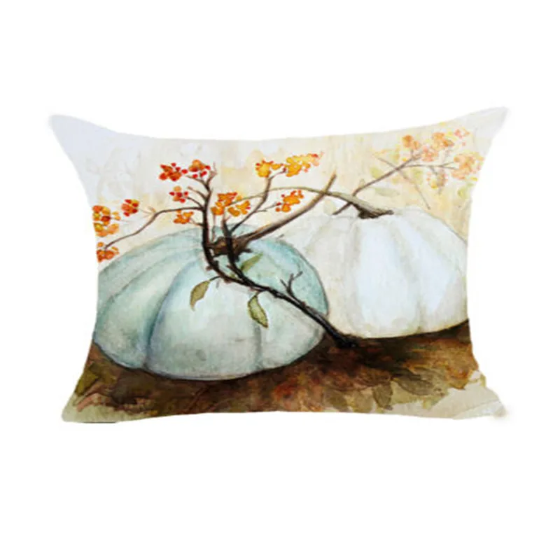 2019 Хэллоуин Подушка с изображением тыквы квадратный чехол День благодарения