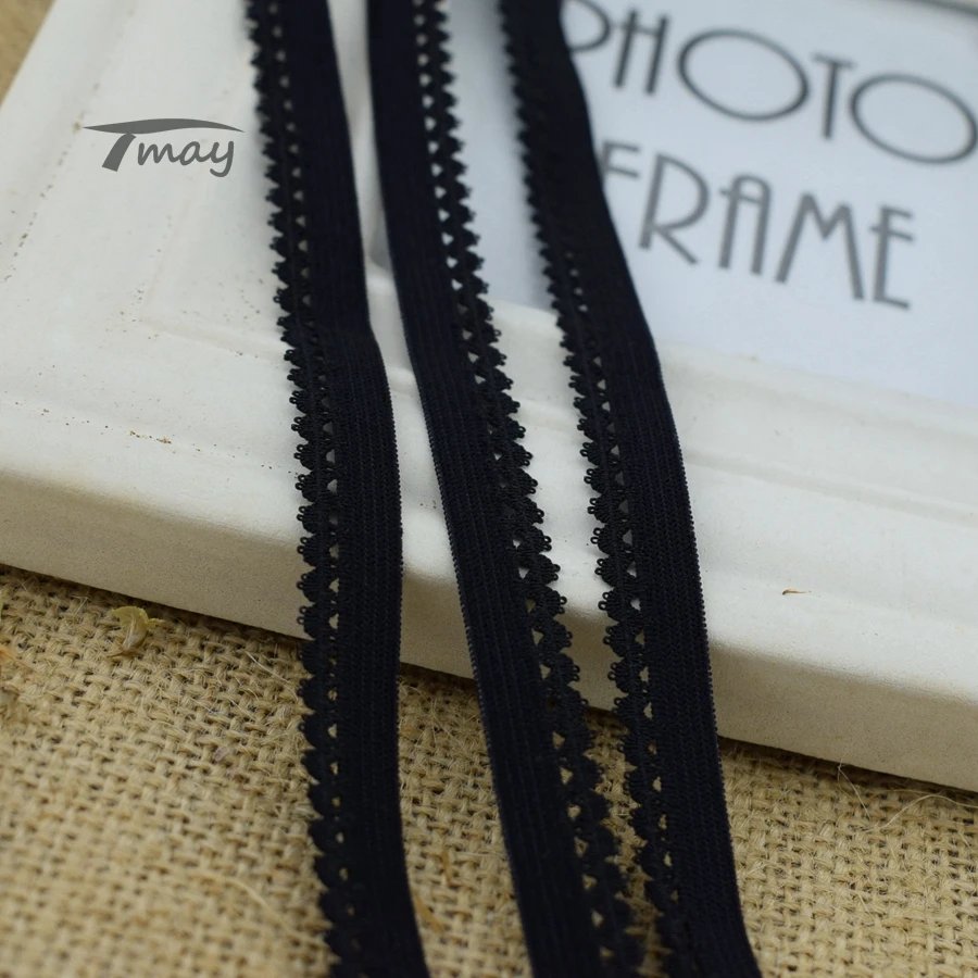 #275 однотонные черные эластичные ленты для нижнего белья трусики бюстгальтер