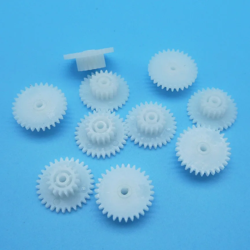 30162A 0 5 м двухслойная Шестерня 30 зубьев + 16 зубчатых шестеренок DIY аксессуары для