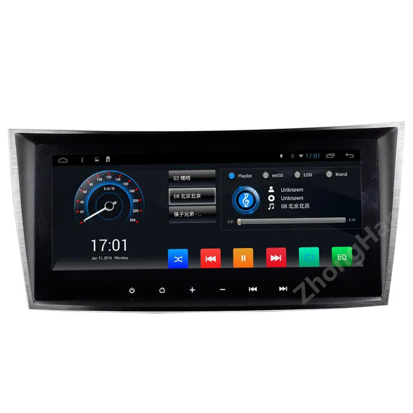 9 дюймов Автомобильный dvd-плеер на основе Android для Mercedes Benz E Class W211 CLK W209 CLS W219 G-Class W463 автомобильный Радио gps Навигация BT wifi карта