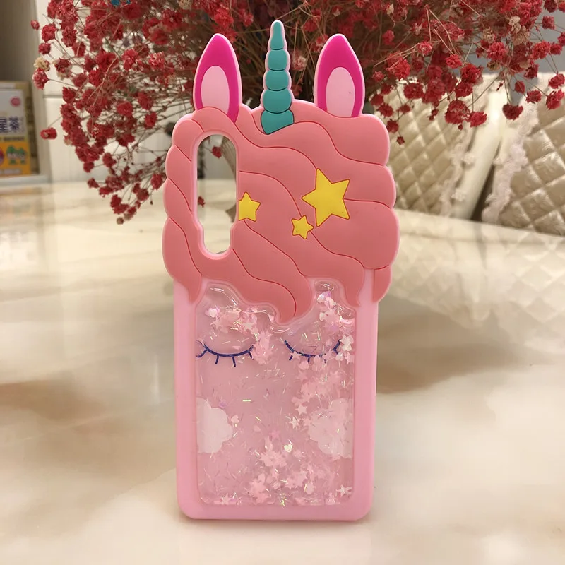 3D Единорог ресницы конский Пескоструйный резиновый чехол для huawei P30 P30Pro мягкий чехол-накладка из силикона задняя крышка для huawei P30 Pro