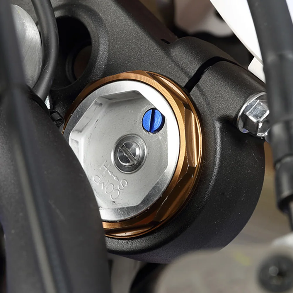 Винты с крышкой воздушного клапана передней вилки для мотоцикла M5 * 0 8 Yamaha YZ YZF WRF 65