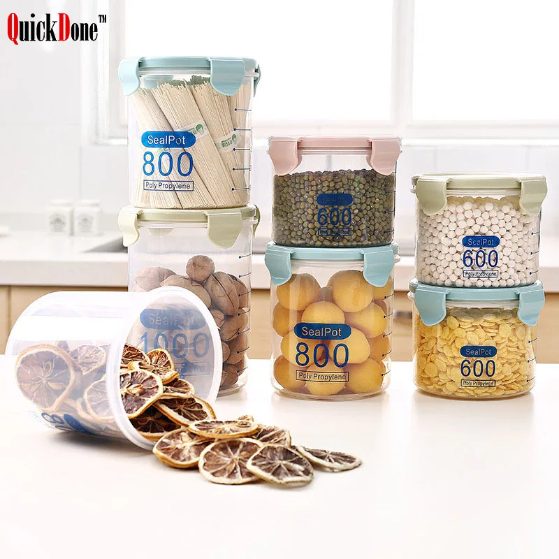 Набор пищевых контейнеров QuickDone пластиковый влагостойкий Квадратный Контейнер