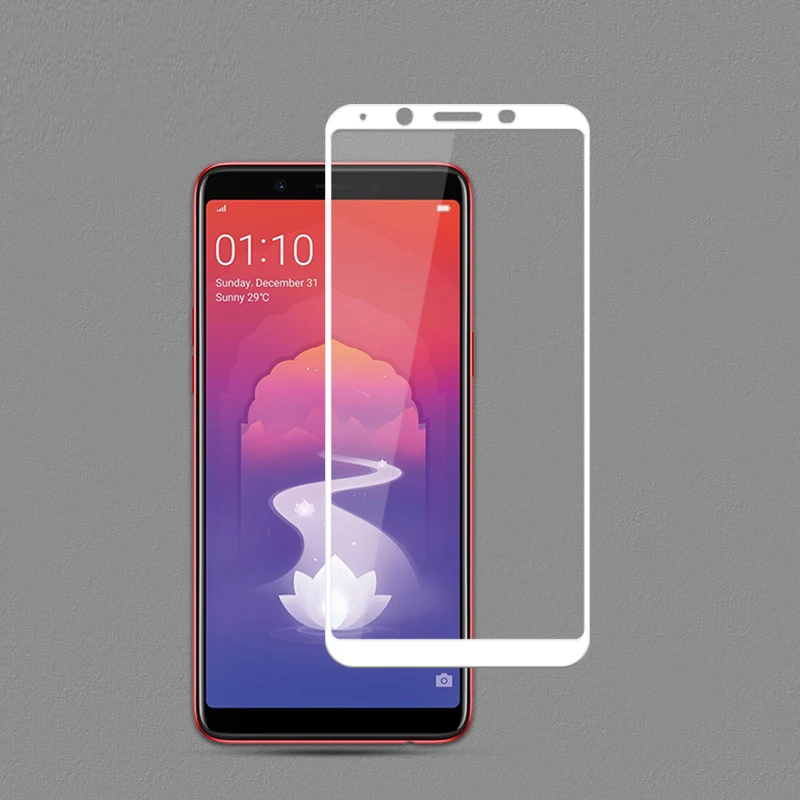 3D закаленное стекло для OPPO Realme 1 полное покрытие 9H Защитная пленка экрана