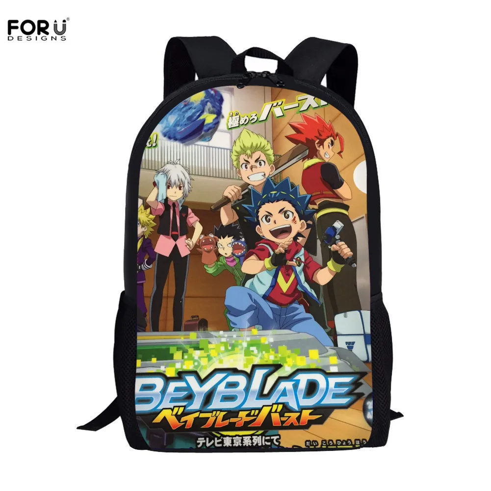 FORUDESIGNS/аниме Beyblade Burst эволюционный дизайн детские школьные сумки модные
