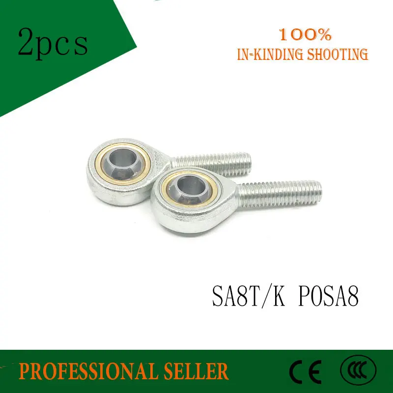 2 шт. шариковые подшипники SA8T/K POSA8 SA8TK 8 мм|rod 8mm|bearing bearingbearing 8mm |