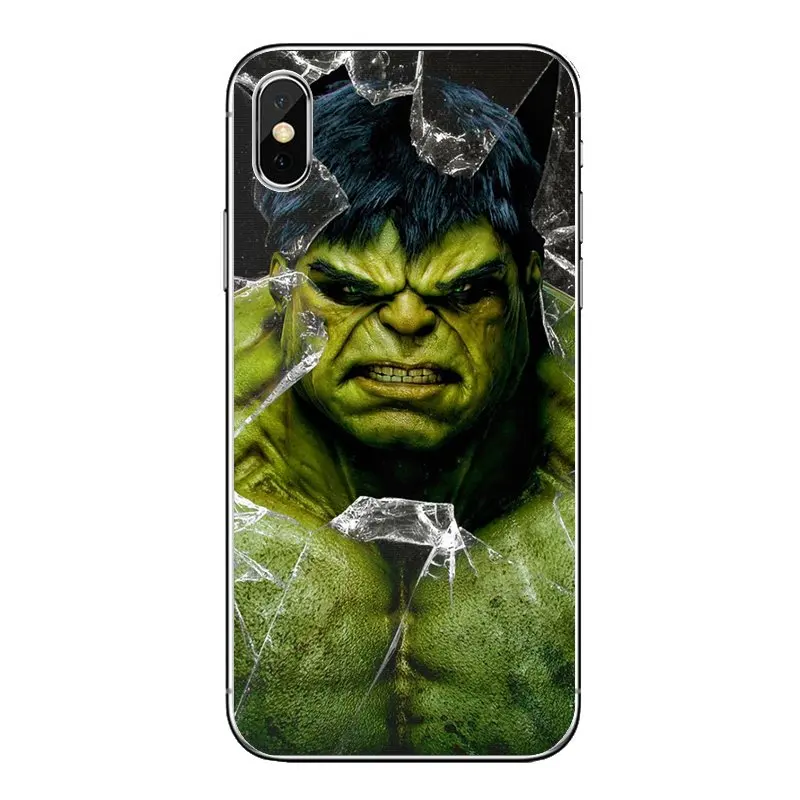 Мягкий чехол для iPod Touch iPhone 4 4S 5 5S 5C SE 6 S 7 8 X XR XS Plus MAX Марвел комиксы Халк Crazy Superhero rotor