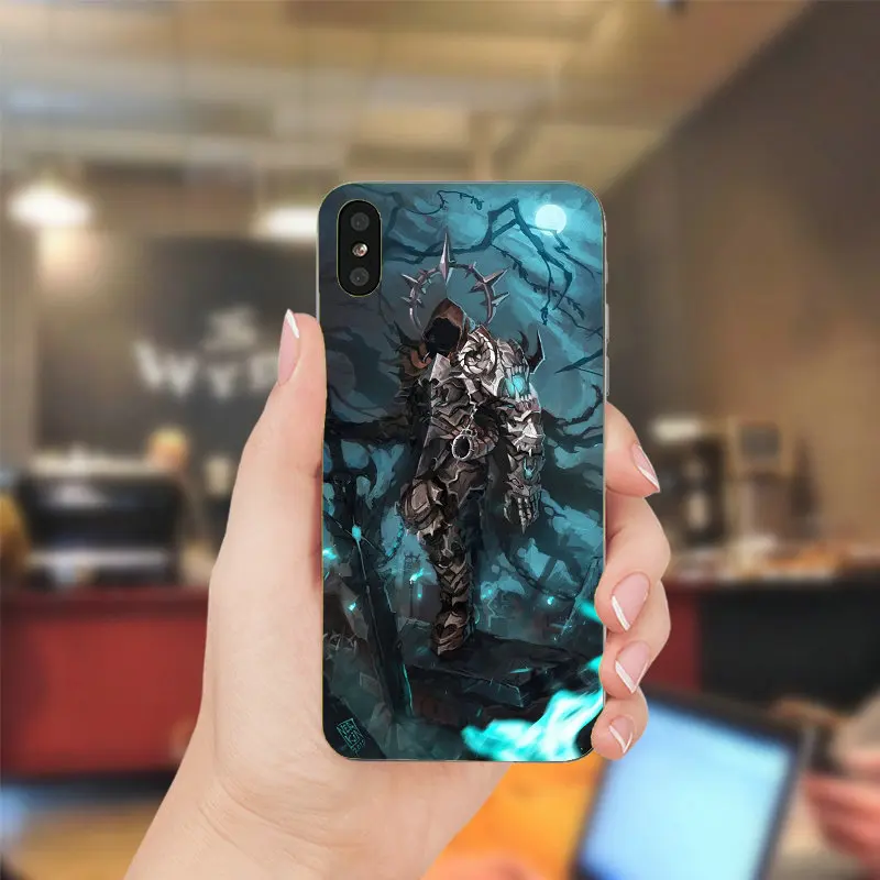 Мир Warcrafts Lich King бури Мобильные аксессуары чехол для iPhone 8 7 6 S Plus X XR XS Макс 5 5S SE 5C 4S 4