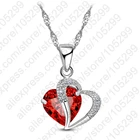 Ожерелье из серебра 925 пробы с фианитом, на Новый год и Рождество