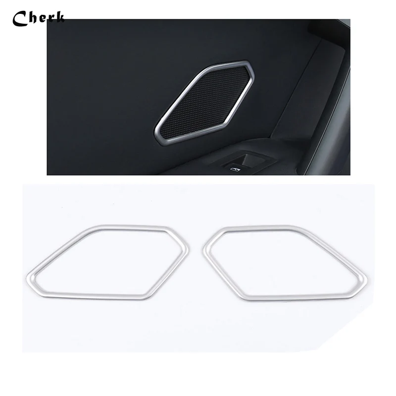 ABS матовая задняя дверь автомобиля крышка динамика Накладка для Volkswagen VW Tiguan 2017 2018