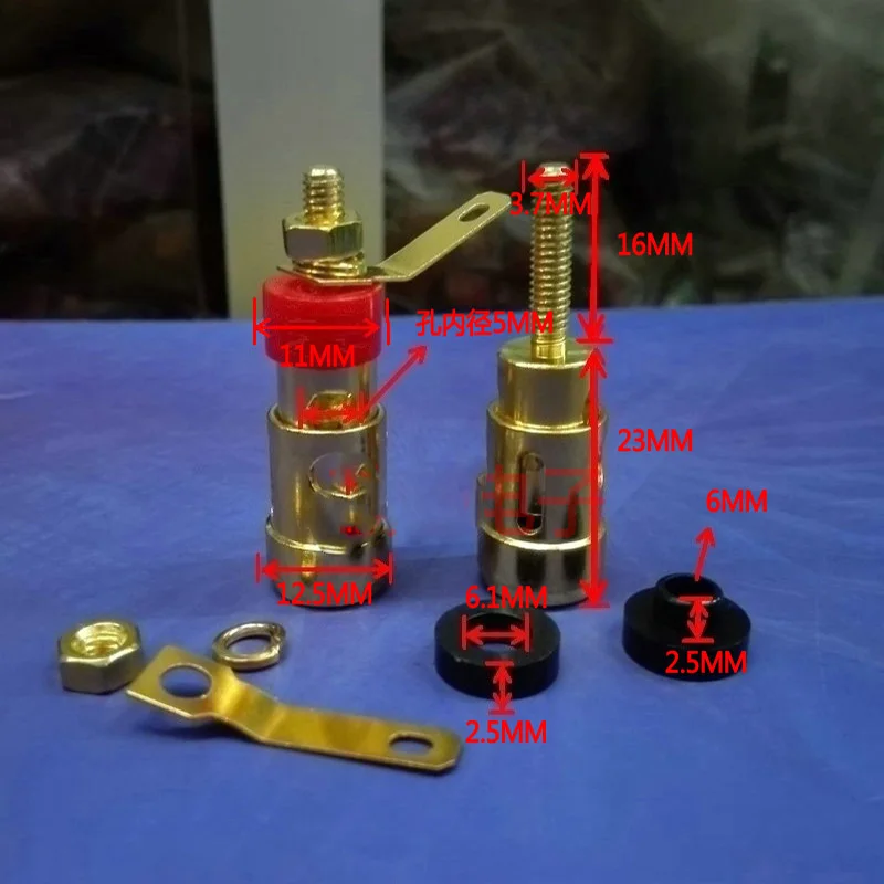 Pure copper plating large spring terminal Press type self-locking Amp single power amplifier | Обустройство дома