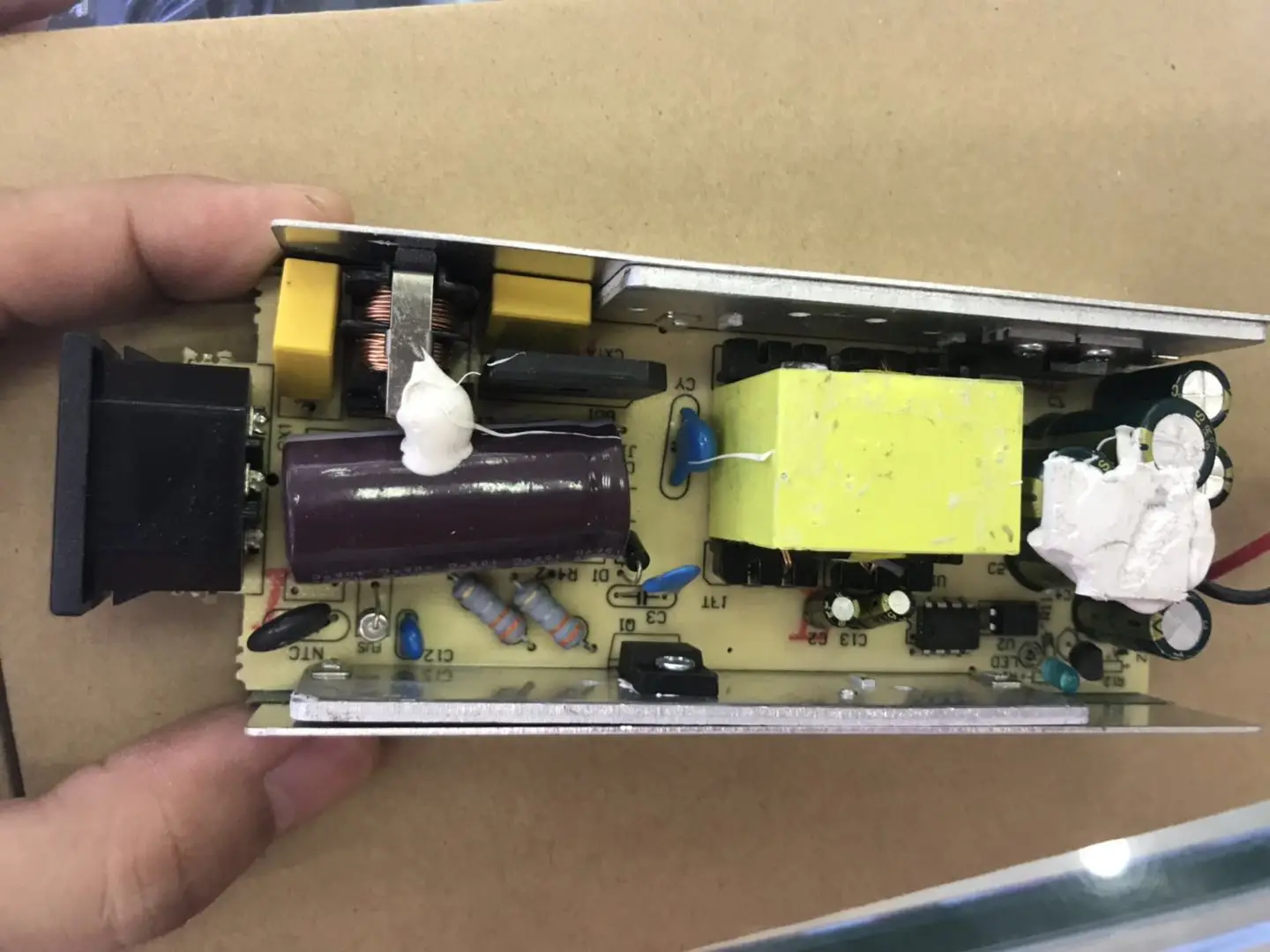 PICO BOX DC-ATX PSU HTPC мини PCAC адаптер питания DC 12 В 12.5A 150 Вт выход 5,5 мм x 2,5 мм штекер освещение для