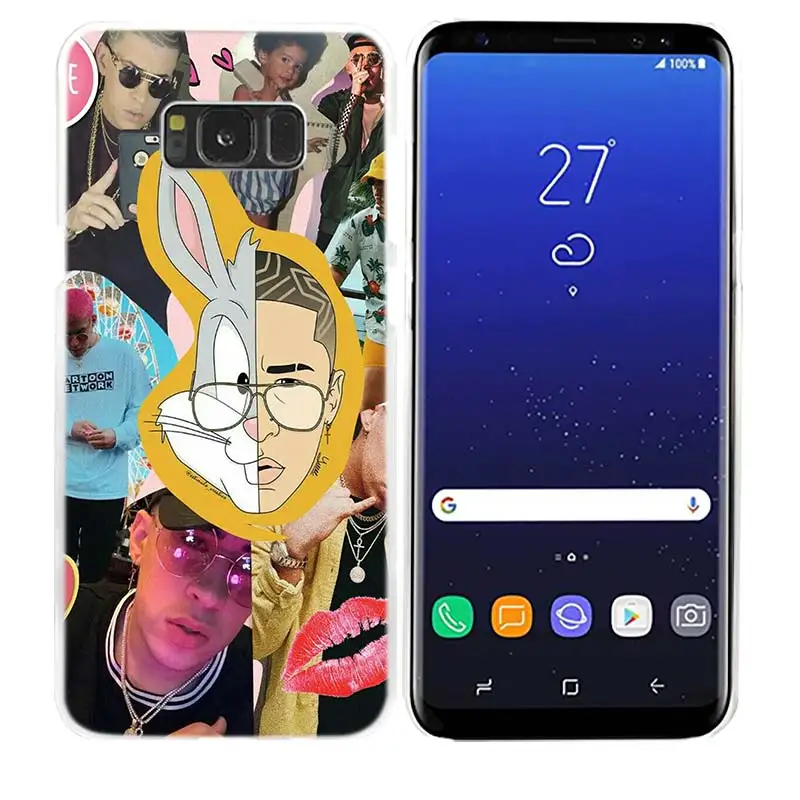Чехол для samsung Galaxy Note 8 9 M30 M20 M10 S9 S8 S10 5G S10e Plus S7 S6 жесткий прозрачный PC Coque Cover Bad Bunny El Conejo Malo Новинка - Цвет: 11
