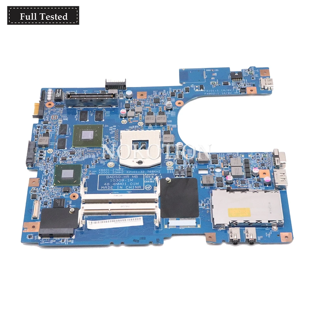 

NOKOTION MBV4C01001 MB. V4C01.001 основная плата для Acer Aspire 6593 6595 материнская плата для ноутбука 48.4NM01.01M Geforce GT540M QM65 DDR3
