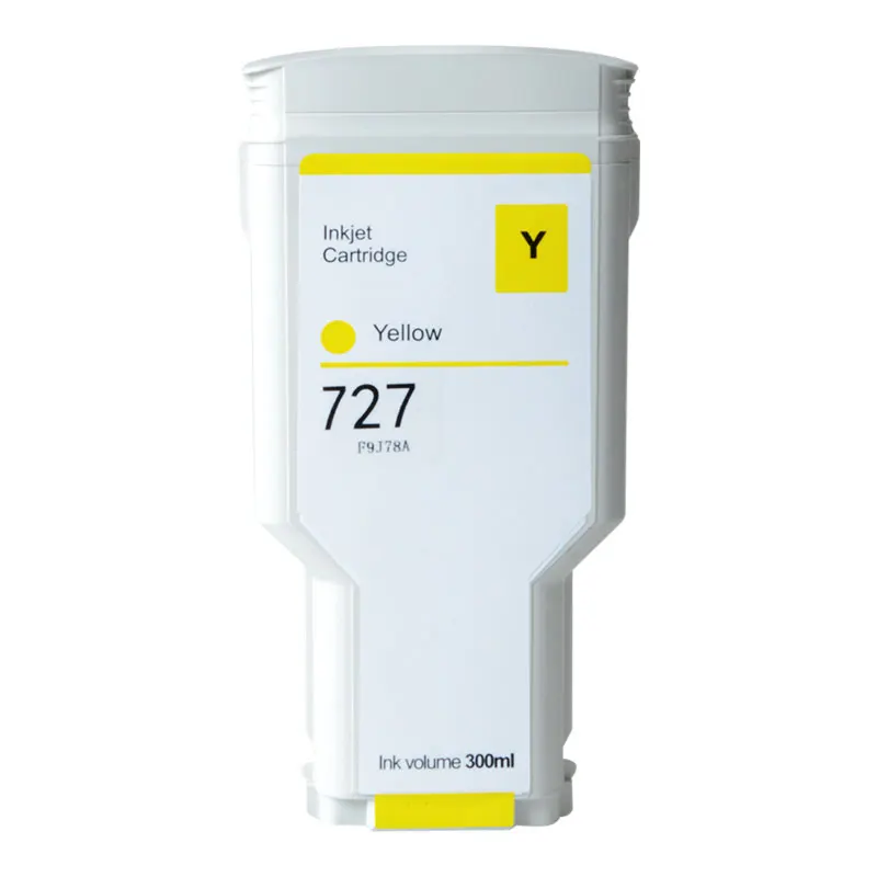 YL SAYA HP 727 Compatible Ink Cartridge 300ML For HP DesignJet T920 T2500 T930 T1530 T2530 T1500 Printer(PBK C M Y GY MBK - Цвет: YL