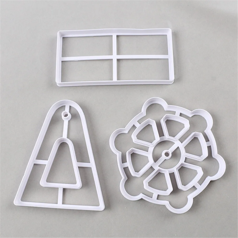 3 шт. трафарет торта Формы для выпечки прессформы Инструменты украшения тортов из