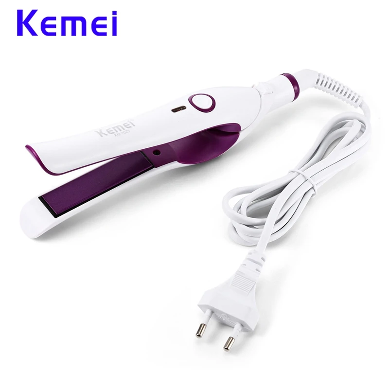 Kemei Профессиональный мини выпрямитель для волос KM 1025 плоский Утюг электронный