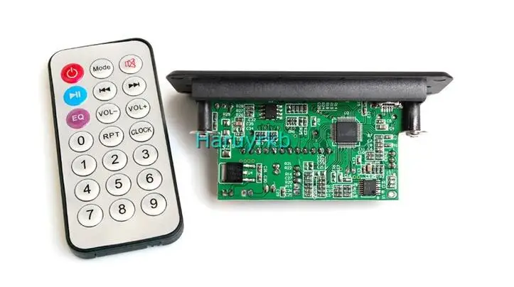 Цифровой светодиодный mp3 декодер 5 В/12 В плата + ИК-пульт дистанционного