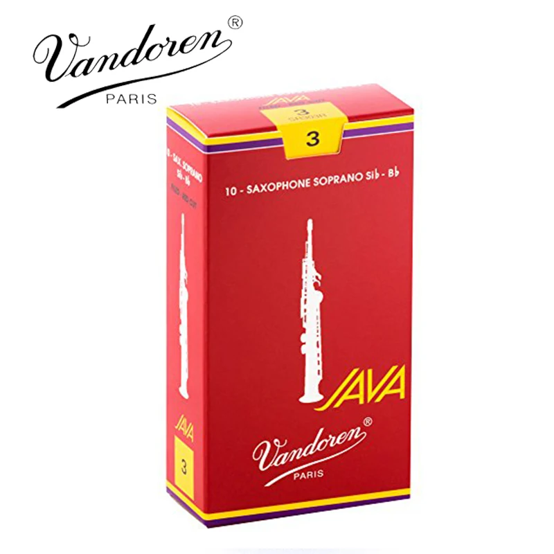 Оригинальный Французский Vandoren JAVA сопрано Sax Red Reeds/Bb Сопрано Саксофон Reeds 2 5 #3 0 #