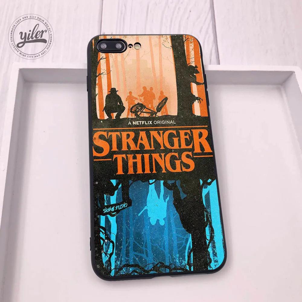 Coque чехол с принтом из сериала "очень странные дела" для iPhone 7 Plus 11 pro XS Max чехол для iPhone 5S, SE 6S 7 8 Plus чехол s для iPhone XR 6 7 8 Plus чехол - Цвет: 10