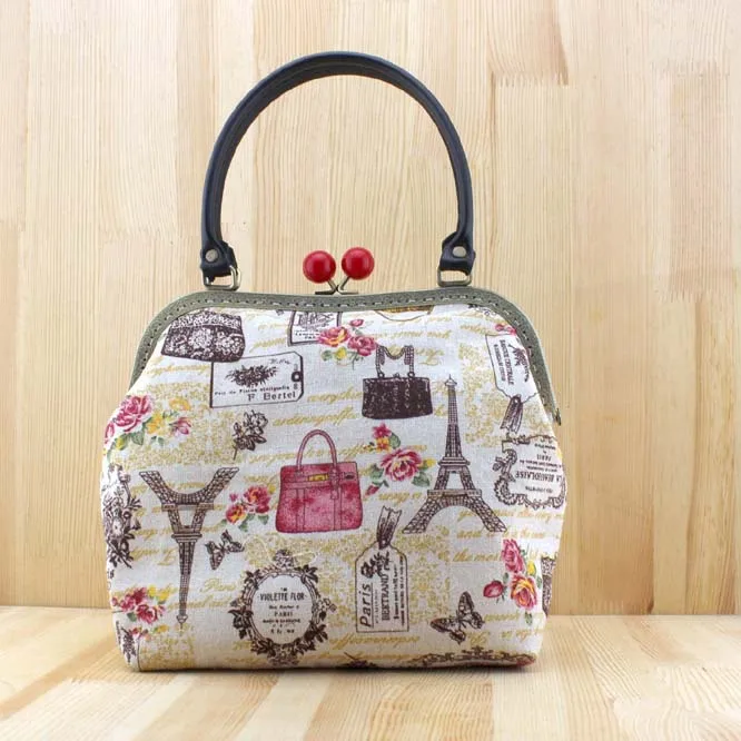 Ткань с принтом Эйфелевой башни для шитья и пэчворка | Дом сад