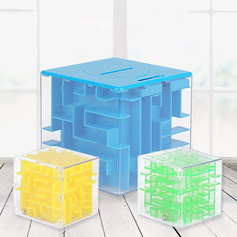 3D скоростной куб лабиринт Волшебная головоломка копилка игра магикос Обучающие