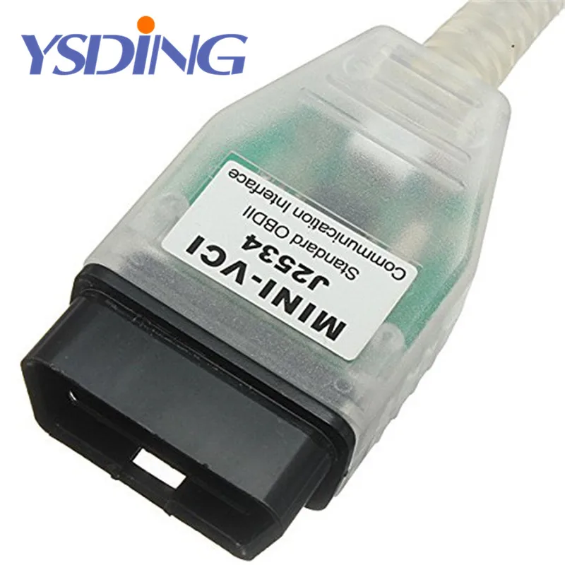 Мини VCI V12.10.019 J2534 для Toyota с FTDI FT232RL чип ТИС Techstream OBD2 автомобиля диагностический